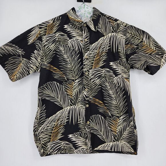 Cooke Street Shirt Mens Medium Fronds Hawaiian Short Sleeve Button Up Summer M - Picture 1 of 10